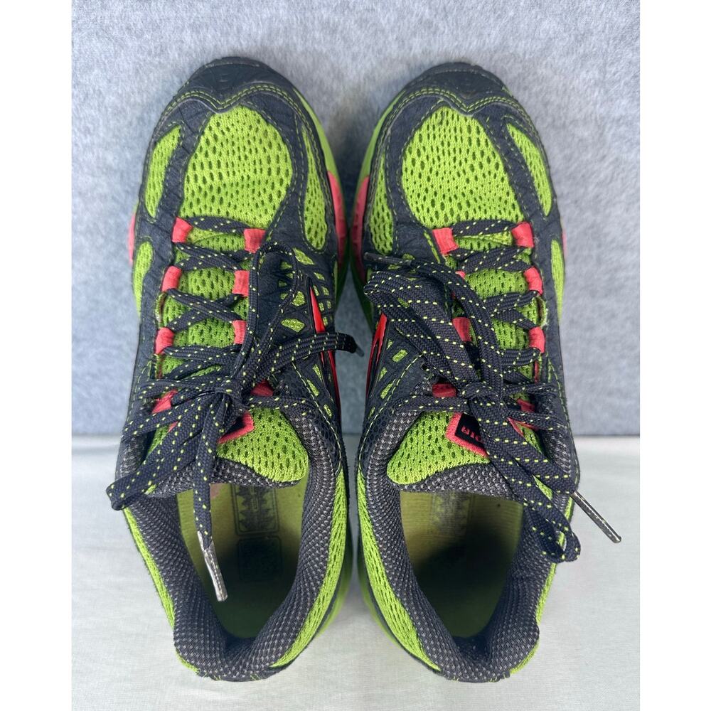 Brooks Women's sz 8 Cascadia 7 Green & Pink Trail Running Sneaker Outdoor Hiking - Picture 4 of 10